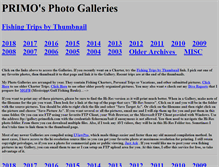 Tablet Screenshot of gallery.primofish.com